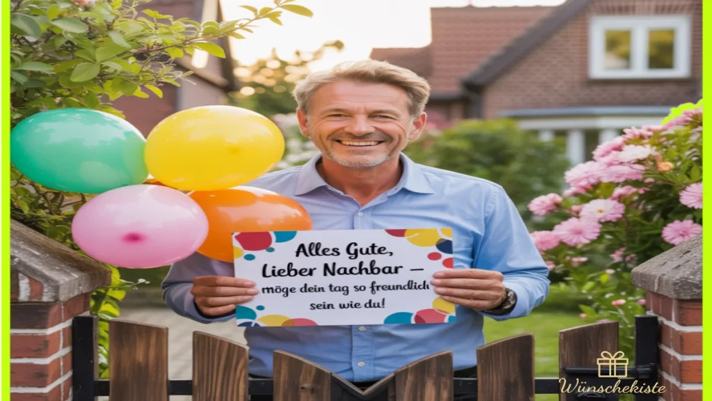 Geburtstagswünsche für Nachbarn