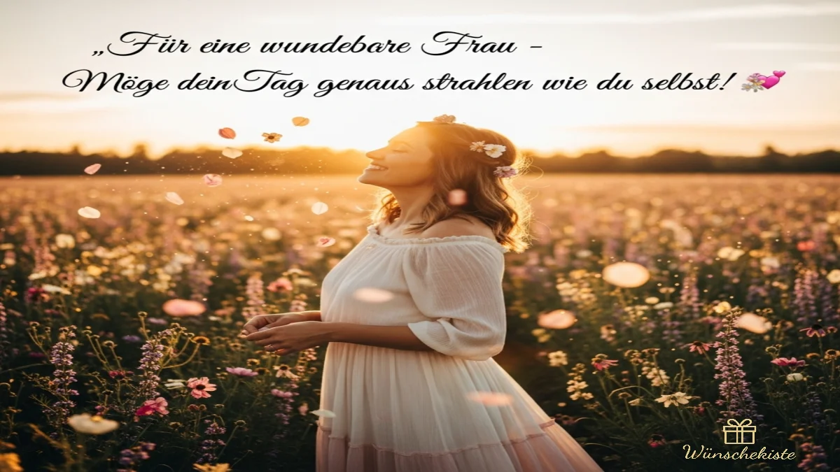 Geburtstagswünsche für Frauen