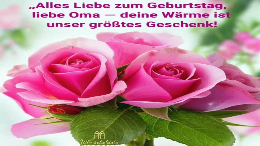 geburtstagswünsche oma