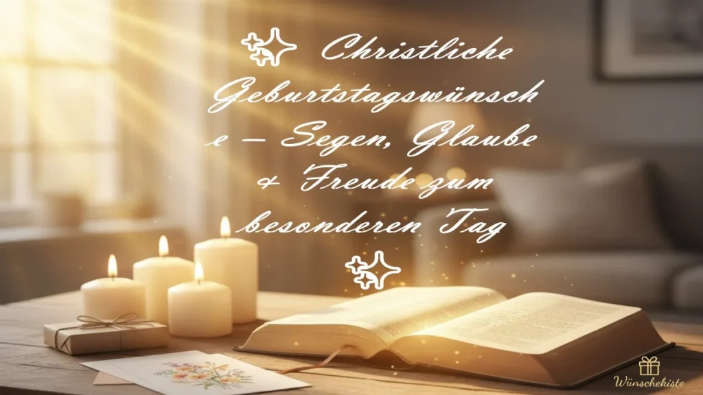 Christliche Geburtstagswünsche