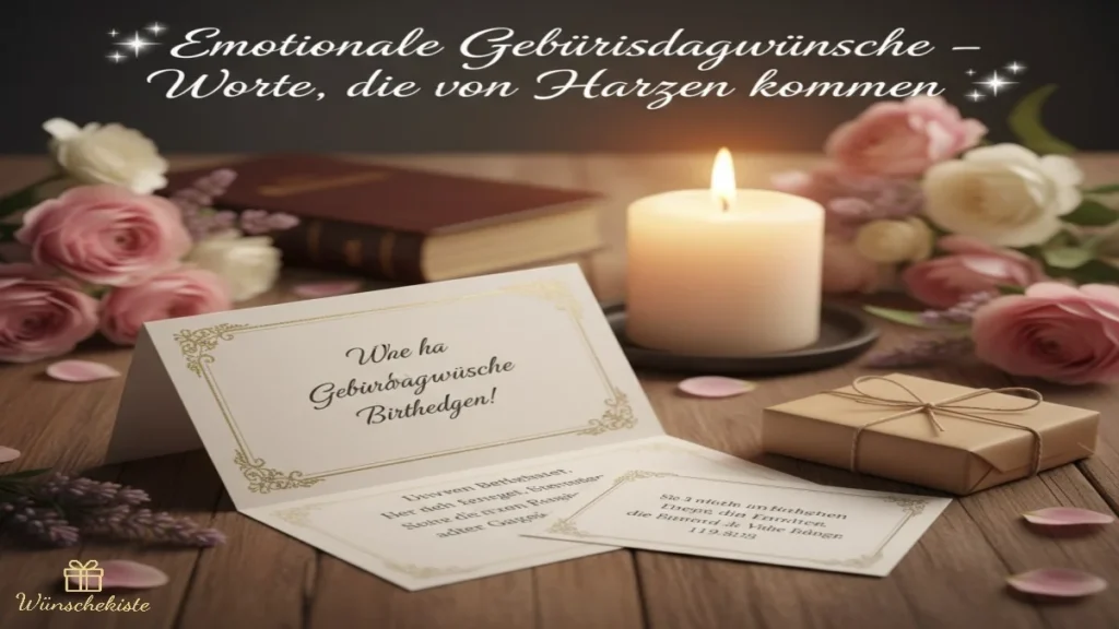 Emotionale Geburtstagswünsche