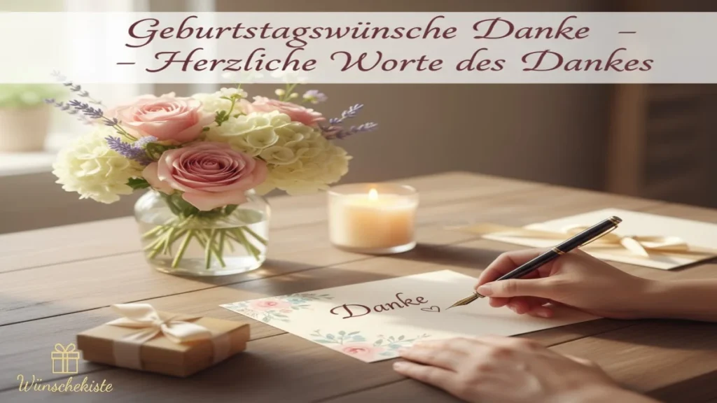 Geburtstagswünsche Danke