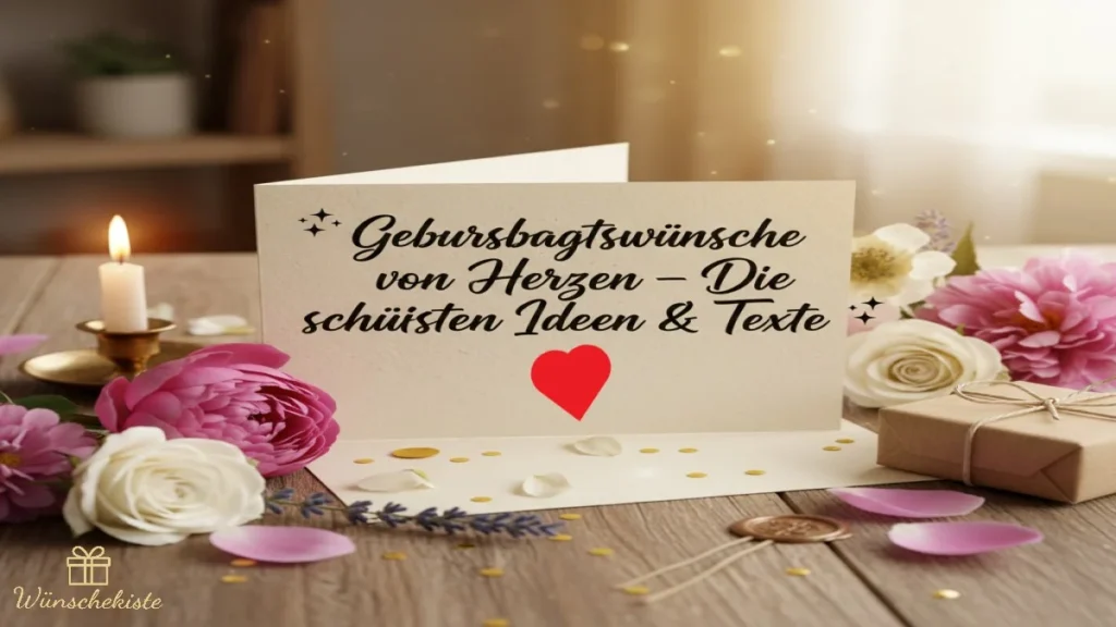 Geburtstagswünsche von Herzen